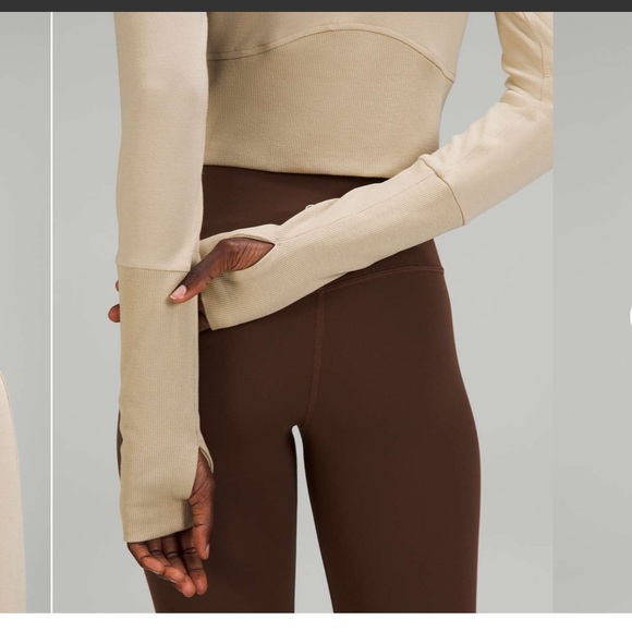 Lululemon Modal fleece long sleeve fleece hoodie trench size 12 - Picture 5 of 16